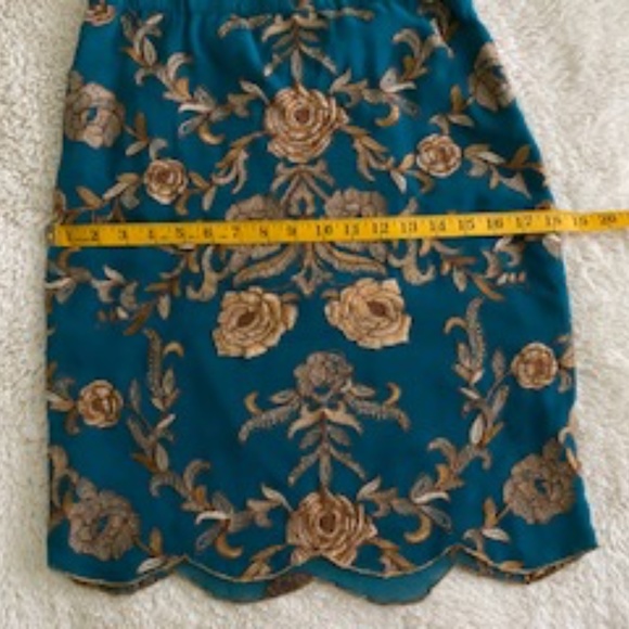 Anthropologie Baraschi Embroidery Skirt Size 0 - Picture 10 of 10